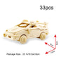 Georgie Porgy 3D Wooden Puzzles For Kids Toys Construction Woodcraft Kits Diy Model Puzzle Kits Birthday Gifts Pack Of 3 (Seaplane Sports Cars London Bus)