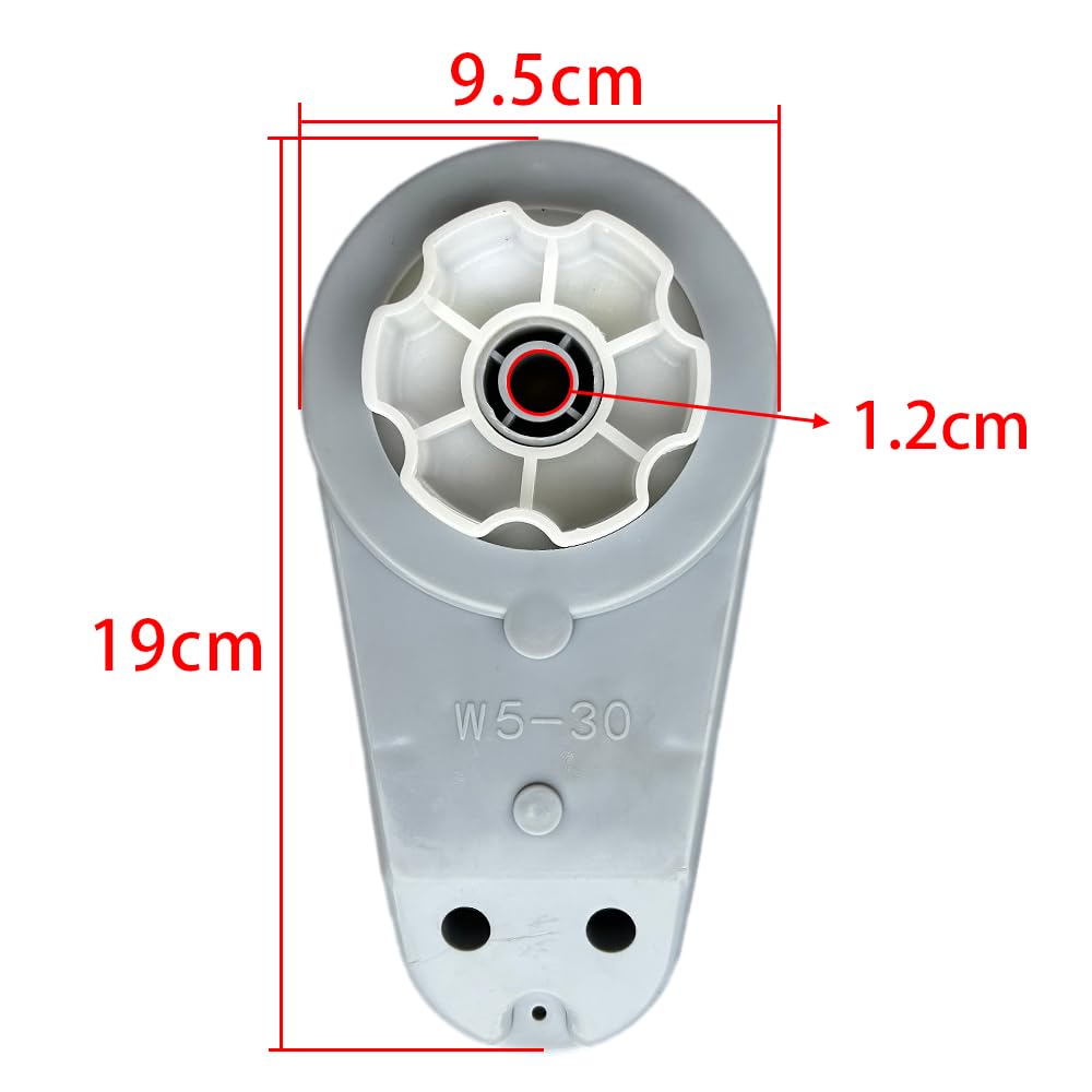 JRRXM 24V RS775 High-Speed Motor Gearbox for Power Wheels Upgrade - High Torque for Kids Electric Ride-On Cars, Large Size
