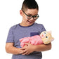 Little Live Pets Cozy Dozys Ginger the Kitty - Interactive Plush Toy with 25+ Sounds, Magical Eye Movement, Includes Blanket & Pacifier, Ages 4+