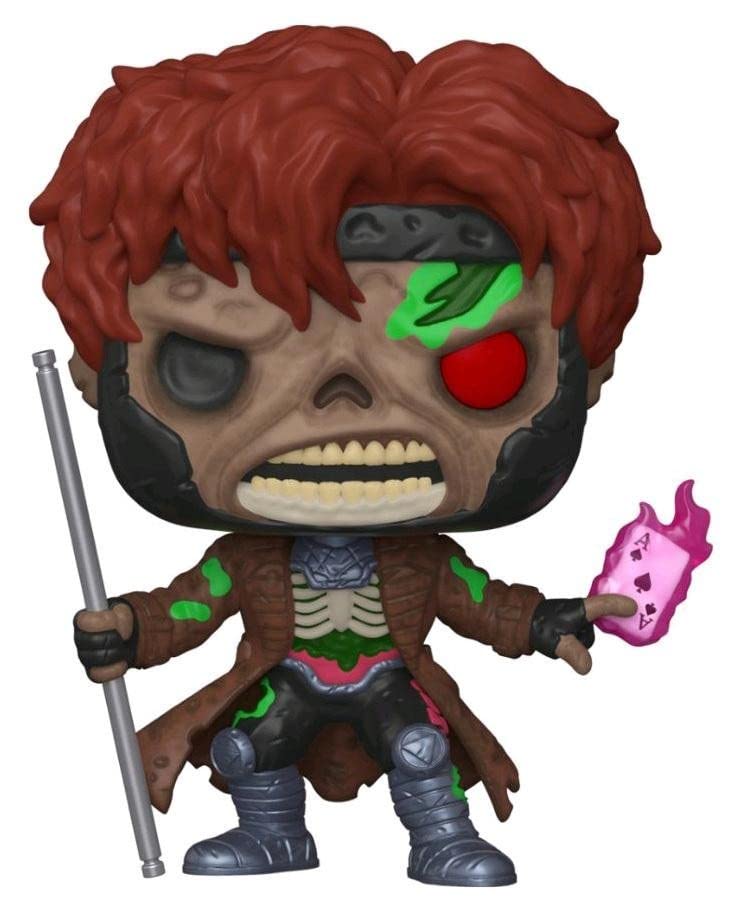 Funko Pop! Marvel Zombies 793 Zombie Gambit Exclusive Vinyl Figure - Green, Yellow