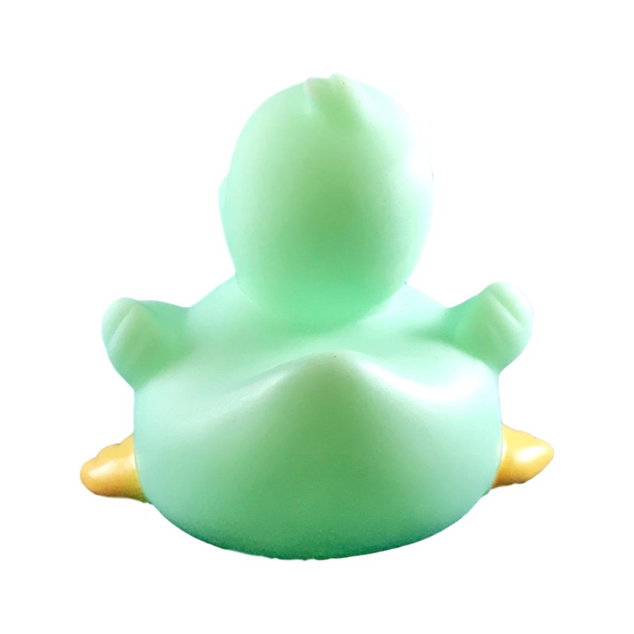 3'' Glow In The Dark Rubber Duck [Sealed Hole, Floats Upright] - Baby Safe Bathtub Bathing Toy