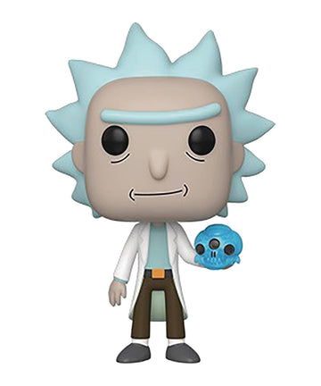 Funko Pop! Animation Rick with Crystal Skull, Standard Size, Multicolor Vinyl Figure, Model 45438