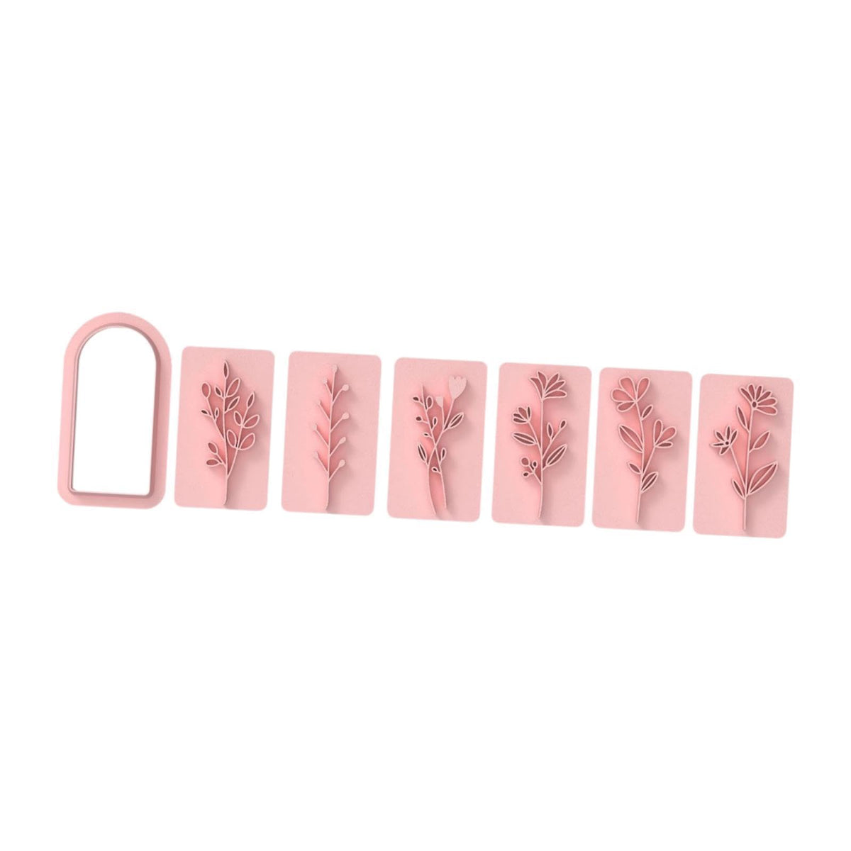 Bnf 7 Pieces Polymer Clay Moulds Plant Leaves Clay Stamps For Diy Craft Supplies|Modeling Clays & Materials|Crafts