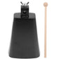 Heallily 1 Set Percussion Cow Bell Drumstick Cow Bell With Wooden Stick Music Teaching Aid