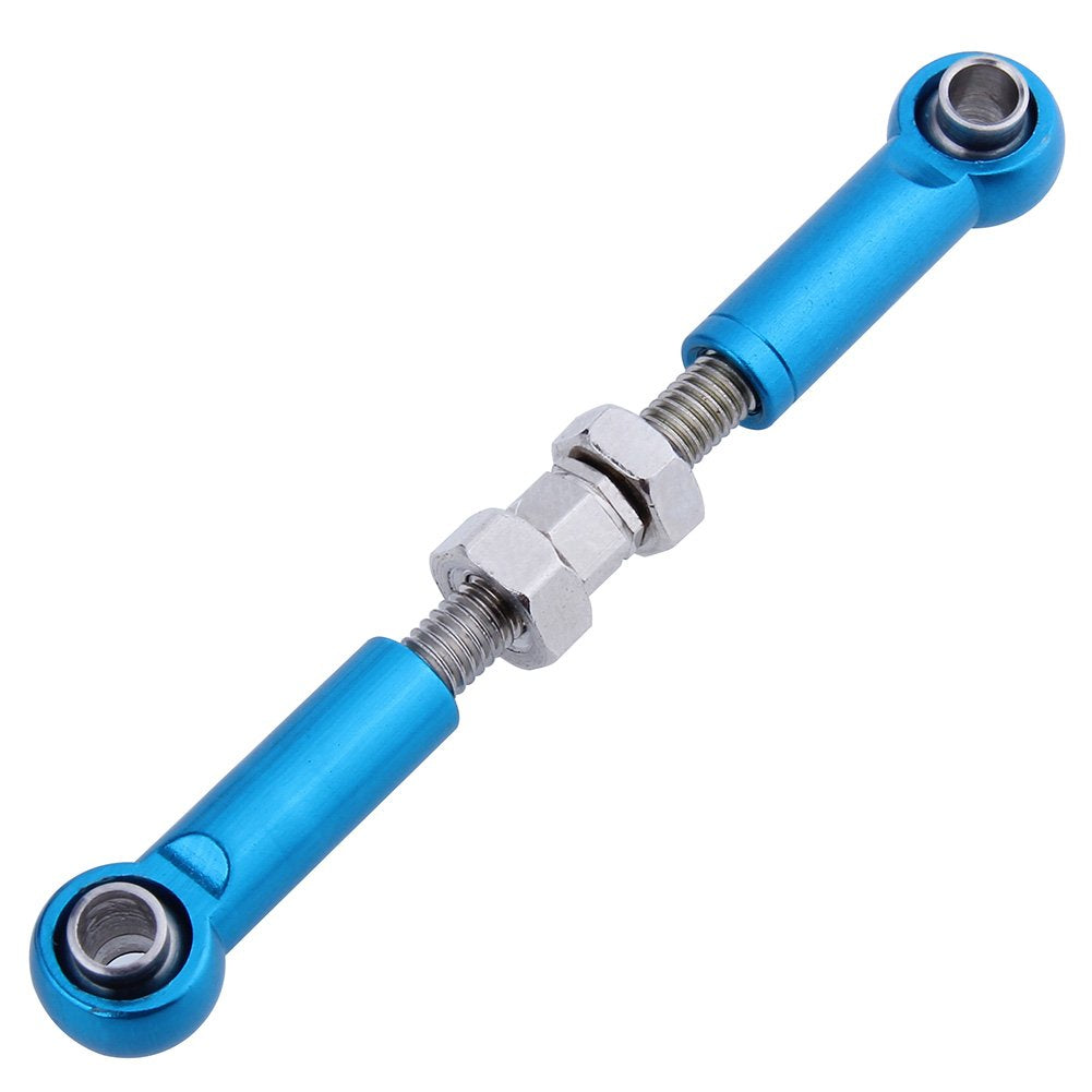 6PCS Adjustable Hobbypark Aluminum Steering Linkage Servo Link Pull Rod Turnbuckle A959-03 Metal for WLtoys A959 A969 A979 1/18t