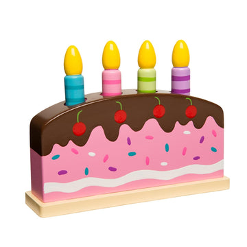 The Original Toy Company - Wood Pop Up Toy - Birthday Cake