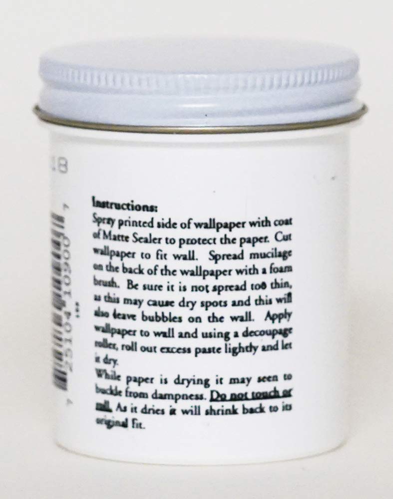 Dollhouse Miniature Wallpaper Mucilage
