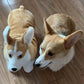 WOKI Corgi Dog Plush Stuffed Animal - Realistic 20" Large Brown Polyester Toy Model 6975330420030
