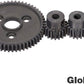 Rc Metal Steel 54T 32P Spur Gear with 15T/17T/19T Pinions Gear Sets Replace 3956 for Traxxas Slash 4x4 4WD/2WD/VXL Rally/Stamped