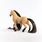Schleich Horse Club Sofias Beauties Andalusian Mare Toy Horse Set for Girls and Boys with Brushable Hair and Accessories, 14 Pi