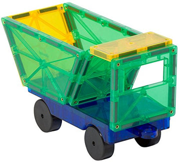 Playmags 2 Piece Car Set: With Stronger Magnets, Stem Toys For Kids, Use With All Magnetic Tiles And Blocks Sturdy, Super Durabl
