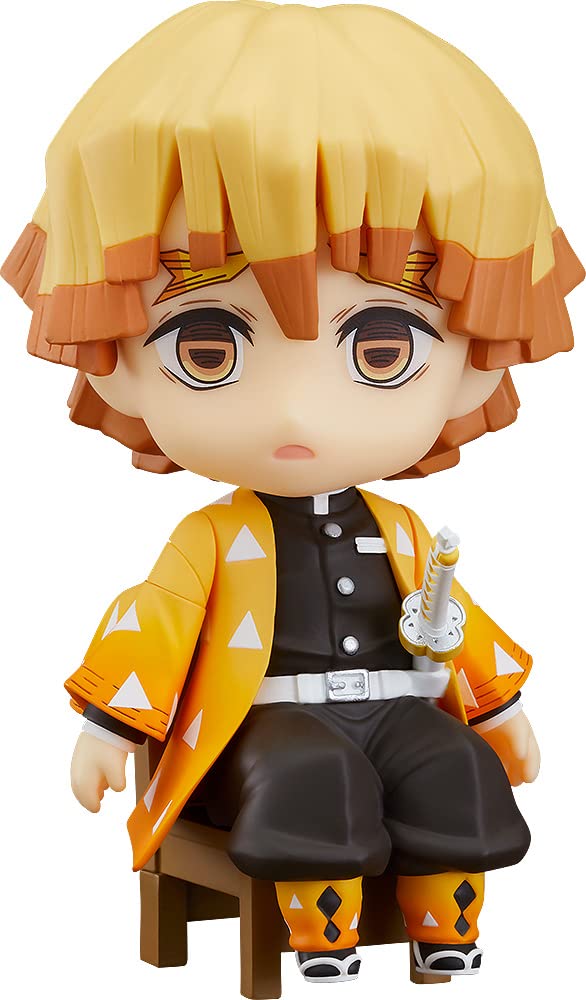 Good Smile Demon Slayer: Kimetsu No Yaiba: Zenitsu Agatsuma Nendoroid Swacchao! Action Figure, Multicolor