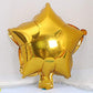 BanteyBanatey 16 inches Star Shaped Foil Balloon Golden Color (Pack of 1)