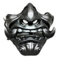 Mrisata Japanese Hannya Mask Demon Oni Samurai Kabuki Prajna Devil Half Face Mask Cosplay, Japanese Demon Prajna Face Cover Hall