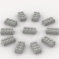 500 Piece Light Gray Bricks Bulk, Gray 2X4 Building Bricks Flat, Compatible With Lego Parts And Pieces: 2X4 Light Grey Bricks(Co