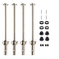 Steel Front Rear CVD Driveshaft & 17mm Wheel Hex Hub Nuts for Arrma 1/8 Kraton 6s Drive Shaft 1/8 Outcast Notorious 6S BLX Upgra