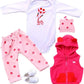 scnbom Reborn Baby Dolls Girl Clothes for 17-22inch Outfits Accesories (Giraffe 5pcs Set)