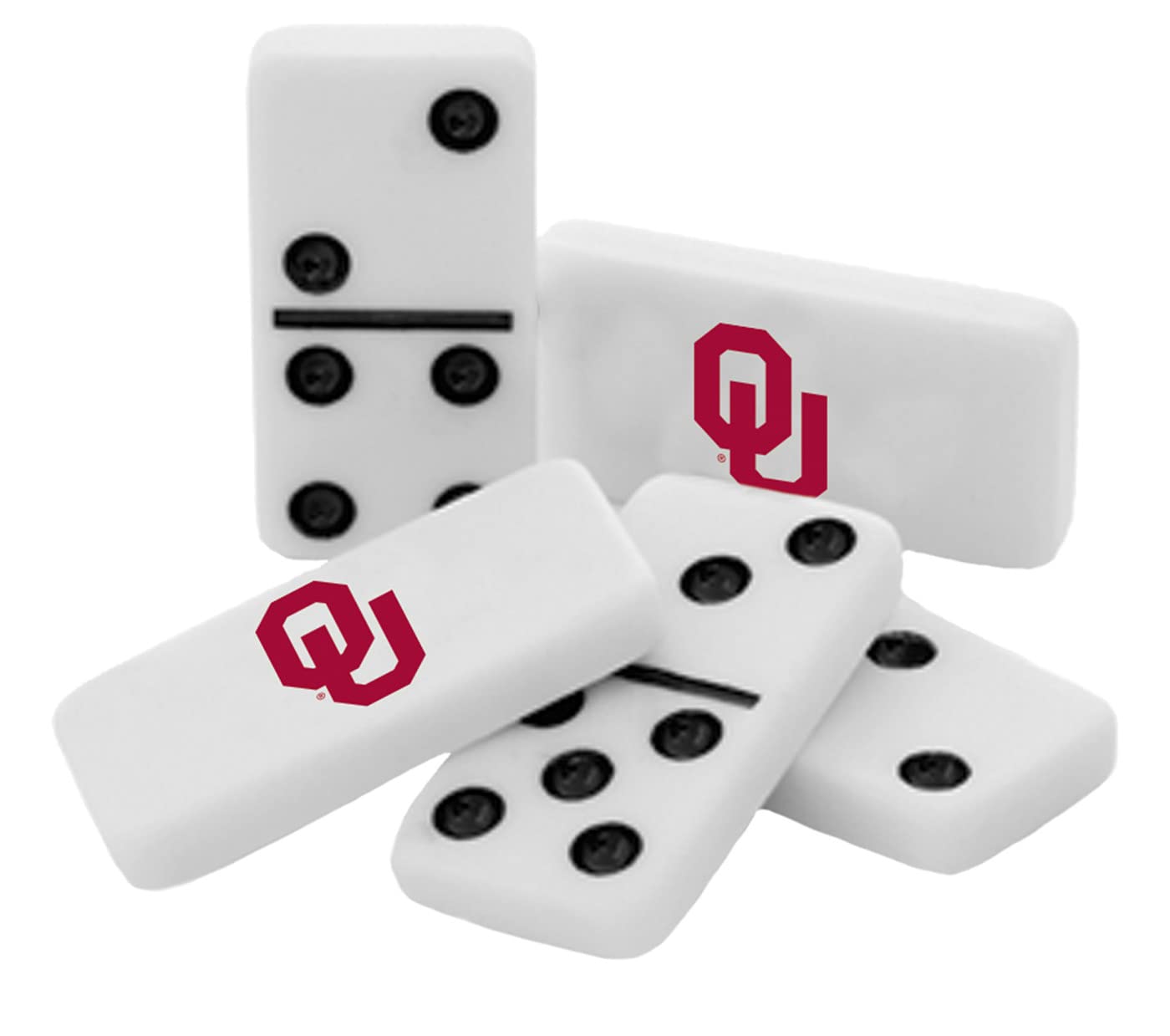 Masterpieces Game Day - Ncaa Oklahoma Sooners - 28 Piece Team Logo Double Six Domino Set