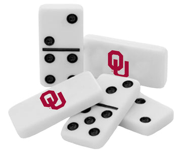 Masterpieces Game Day - Ncaa Oklahoma Sooners - 28 Piece Team Logo Double Six Domino Set