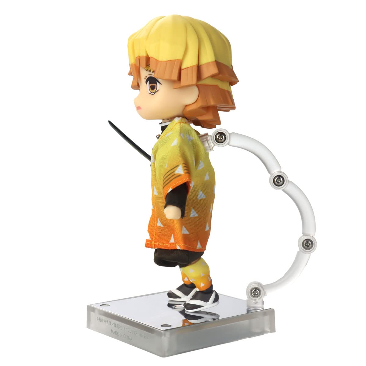 Good Smile Demon Slayer: Kimetsu No Yaiba: Zenitsu Agatsuma Nendoroid Doll Action Figure, Multicolor