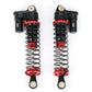 KYX Racing CNC Machined Aluminum 145mm Front Rear Suspension Shocks Upgrades Parts Accessories for 1/6 RC Crawler Car Axial SCX6
