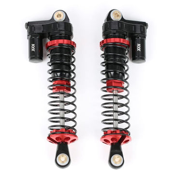 KYX Racing CNC Machined Aluminum 145mm Front Rear Suspension Shocks Upgrades Parts Accessories for 1/6 RC Crawler Car Axial SCX6