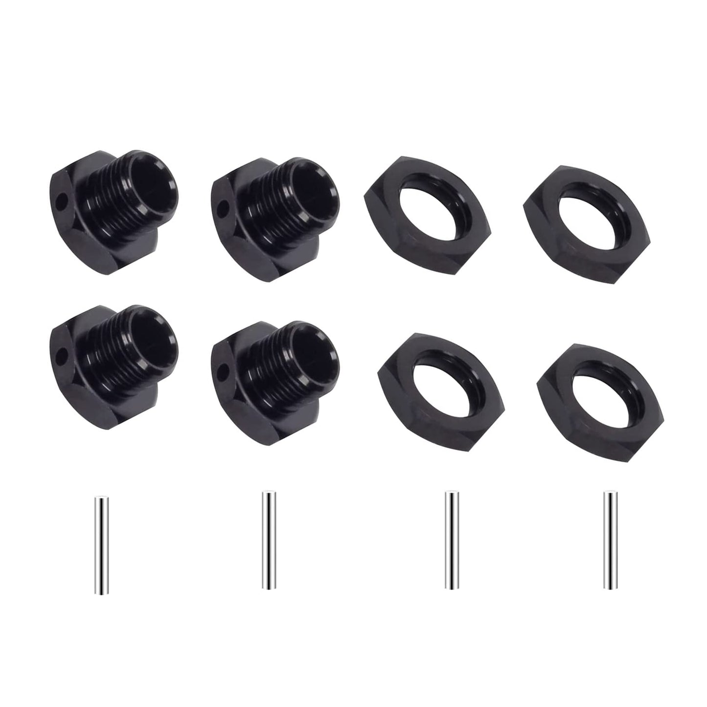 Steel Front Rear CVD Driveshaft & 17mm Wheel Hex Hub Nuts for Arrma 1/8 Kraton 6s Drive Shaft 1/8 Outcast Notorious 6S BLX Upgra