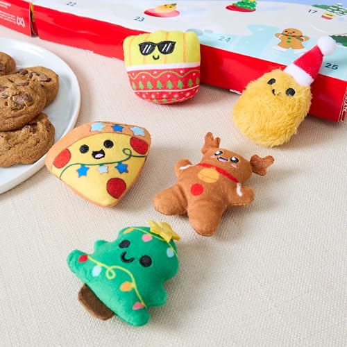 WHAT DO YOU MEME? Emotional Support Plush Advent Calendar, 25 Mini Collectible Plushies, Multi-colored, Model ESADV561