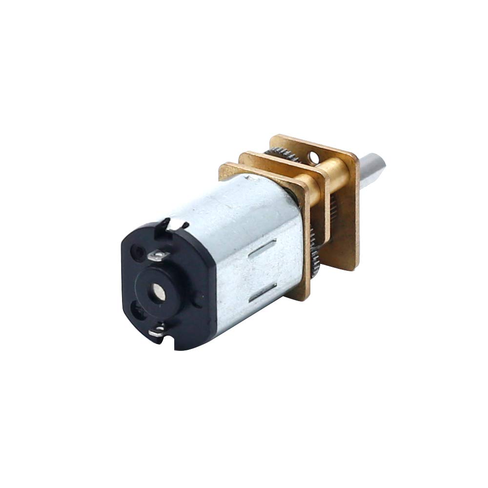 Augiimor 2Pcs Dc 6V 30Rpm Speed Reduction Motor N20 3Mm Shaft Mini Metal Gearwheel Gear Motor With Full Metal Gearbox Micro Moto