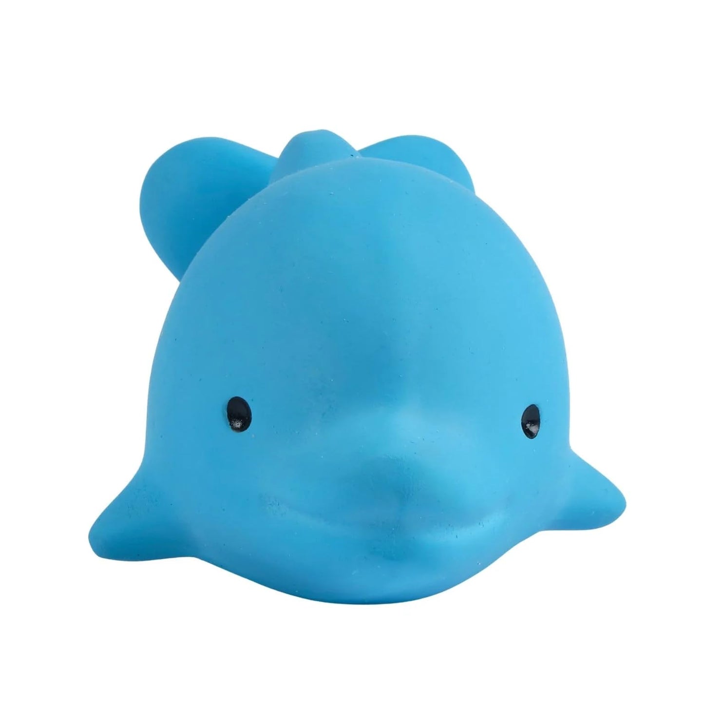 Tikiri Toys Ocean Buddies Dolphin Natural Rubber Rattle (Blue)