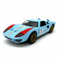 KiNSMART 1:32 Scale Die Cast Metal Model Toy - 1966 Ford GT40 MKII Heritage Edition - 5" - Blue/Black
