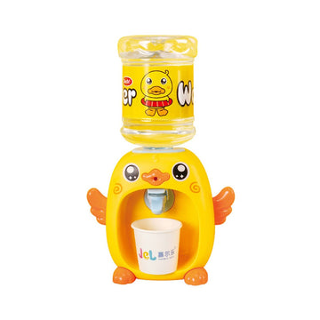 Luozzy Mini Water Dispenser For Kids Cartoon Piggy Frog Water Machine Kids Drinking Water Fountains Toys For Kids (Duck)