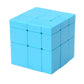 Tanch Ss Mirror Speed Cube 3X3 Stickless Dysmorphism Magic Cube Puzzle Toy Blue