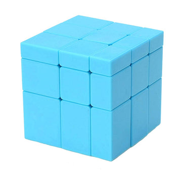 Tanch Ss Mirror Speed Cube 3X3 Stickless Dysmorphism Magic Cube Puzzle Toy Blue