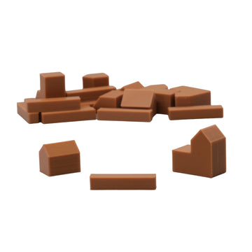 BKPrint3D Replacement Pieces for Catan Board Game | Settlers Pieces | 82 Colors | Base Set | (33_Light_Brown)