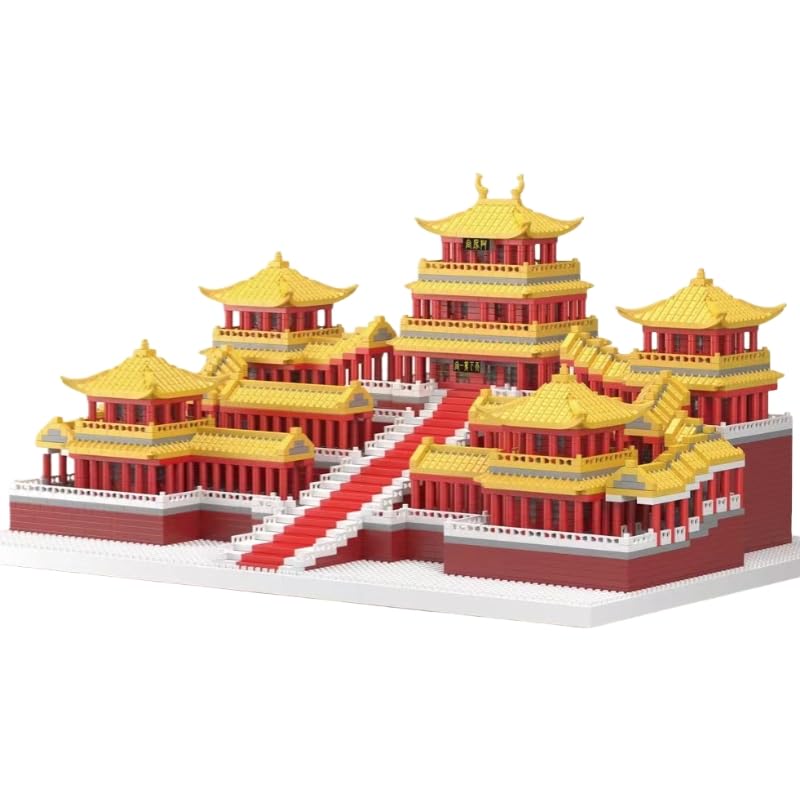 5180Pcs Chinese Architecture Mini Building Blocks Set For Adults  Micro Toy Building Bricks Model Kit  Educational Architectur