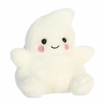 Aurora Spooky Palm Pals Tricks Ghost Stuffed Animal - Fun Collectible Plush for Kids and mature-themed Collectors - Perfect for Halloween Decorations and Gifts - White 5 Inches