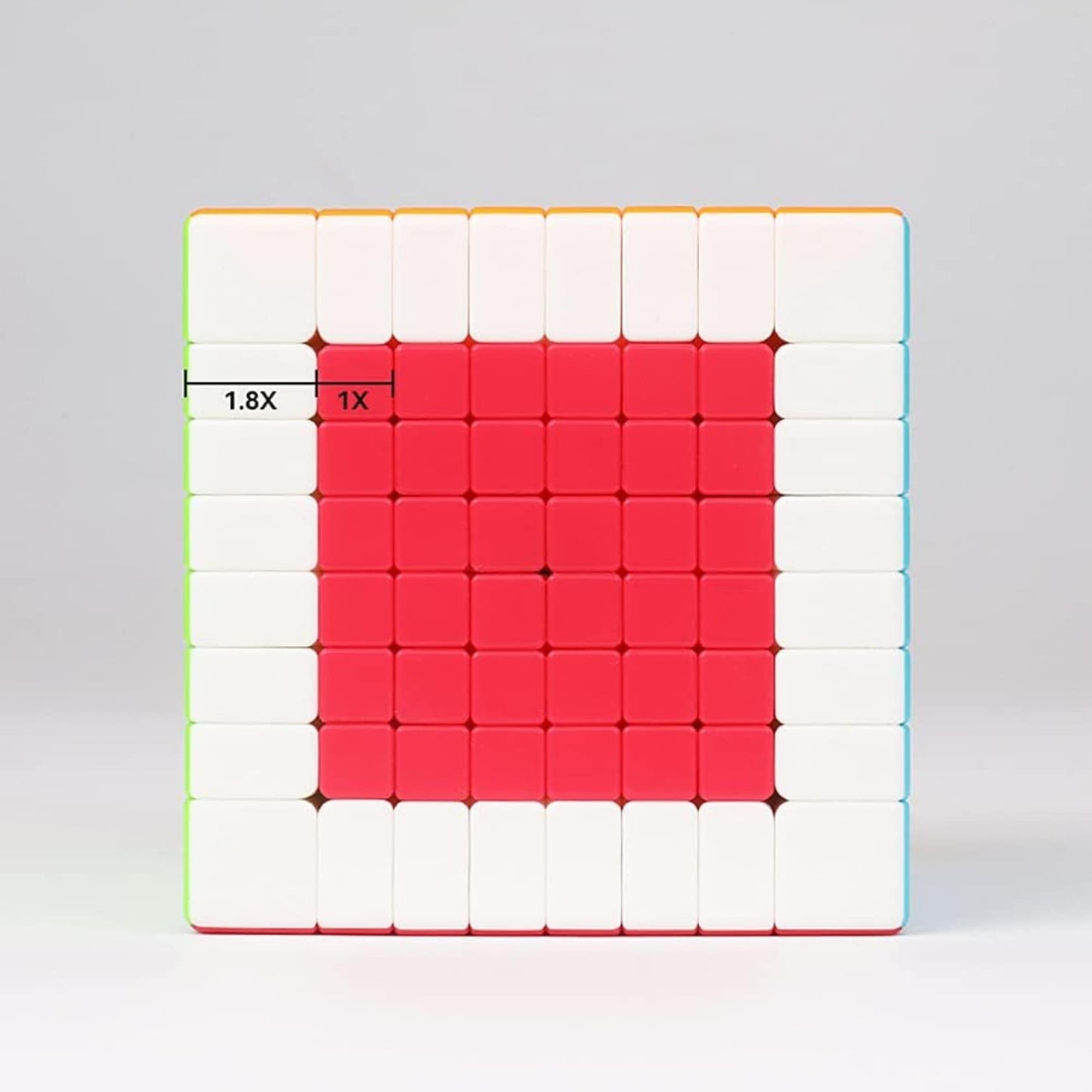 Bokefenuo Qy 8X8 Speed Cube Stickerless Qy Puzzle 70Mm Toys For Kids Magic Cube
