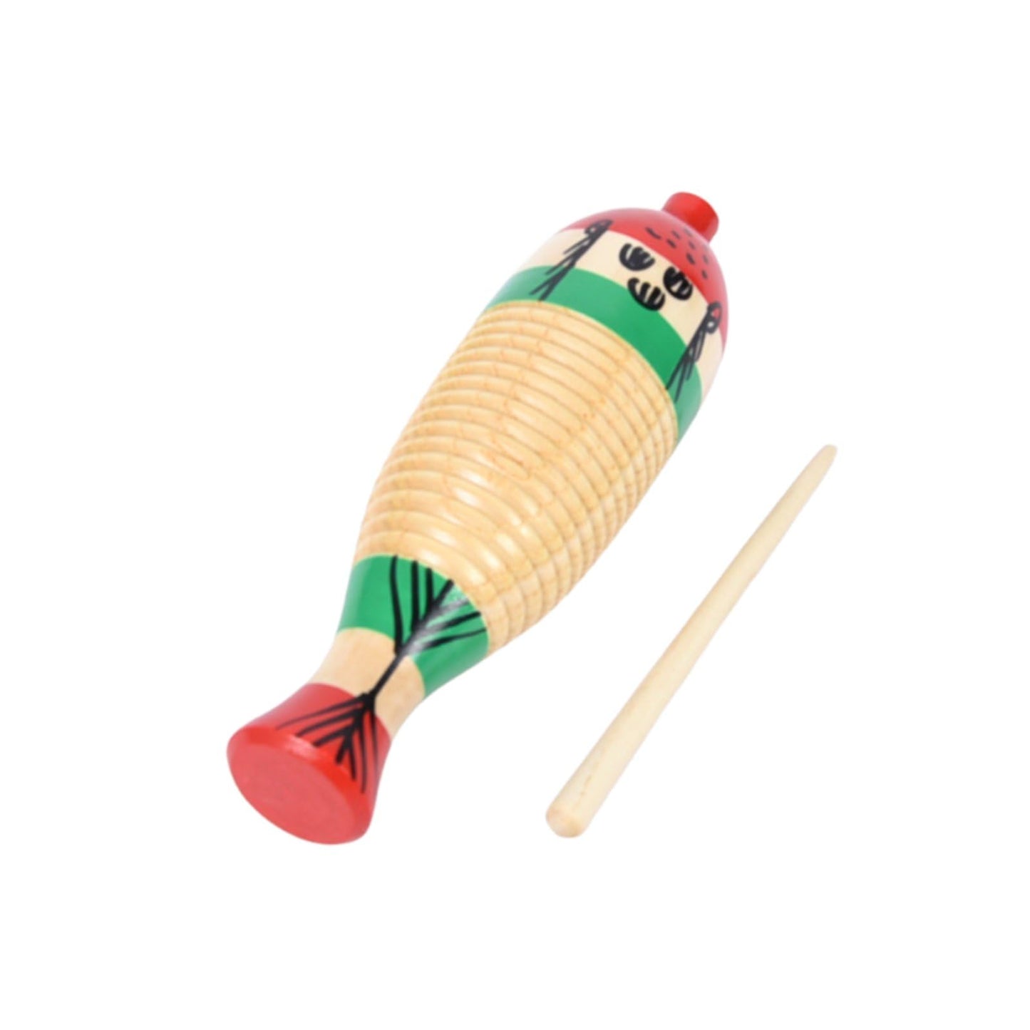 Heavenglow 4 Pieces Frog Guiro Scraping Sound Wood Frog Guiro Handheld Wooden Scraper Scraper For Preschoolers, Students, Kinder
