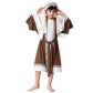 AGCOAH Joseph Costume for Kids,Saint Robe for Boys,Biblical Nativity Outfit,Sherherd Halloween Church Cosplay(47 INCH (5-6Y))