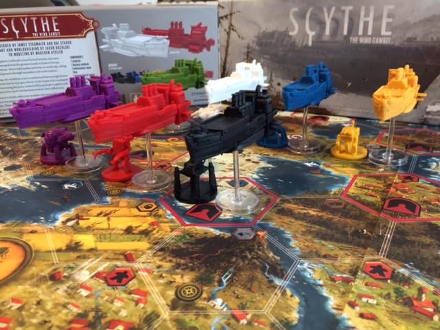 Stonemaier Games: Scythe: The Wind Gambit Expansion | Add to Scythe (Base Game) | Adds Airships and Resolutions (Two New Modules
