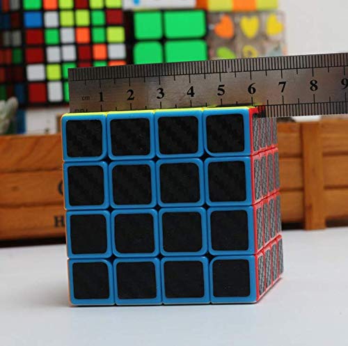 Cfmour Original Speed Cube 4X4X4, Fast Magic Cube For Kids, Smooth Carbon Fiber Cubes, Puzzle Toys