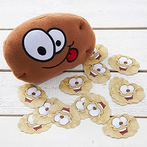 Alex Toys Ideal Hot Potato Electronic Musical Passing Kids Party Game, Don’T Get Caught With The Spud When The Music Stops! Ages 4+, 2-6 Players, Brown