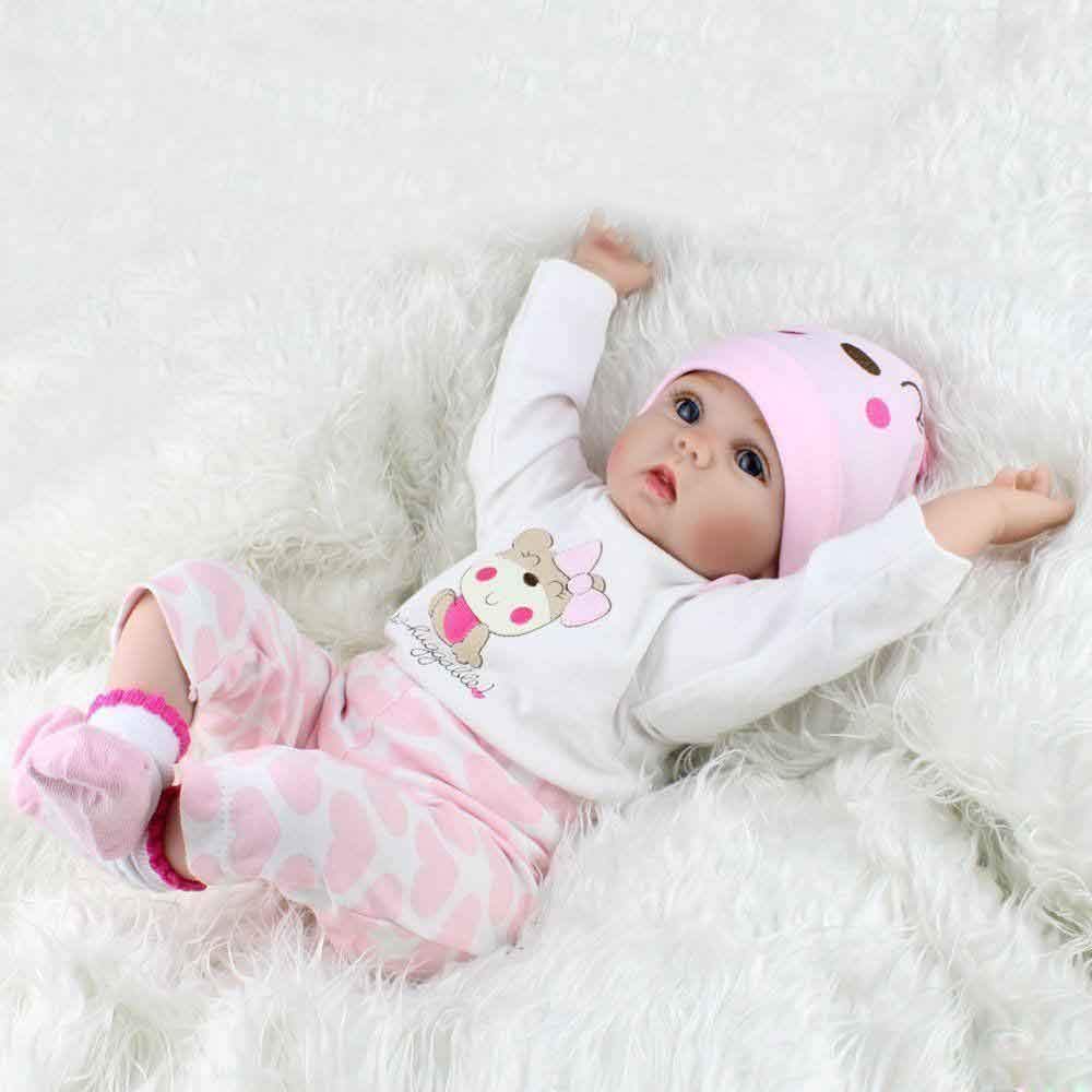 Kaydora Reborn Baby Dolls, 22 Inch Weighted Baby Lifelike Reborn Doll Girl, Lucy