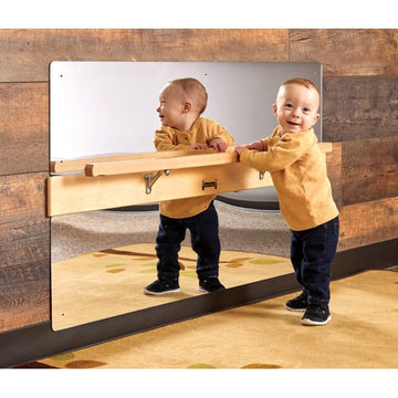 Jonti-Craft 0619Jc Infant Coordination Mirror Brown