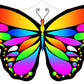 Lanrui Butterfly Kites For Kids & Adults,Easy To Fly Kite, Beginner Kites For Kids Ages 4-8,Beach Kite (Rainbow)