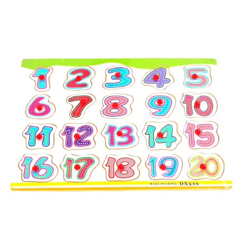 Ma Enterprises  Wooden Number Puzzles Kids