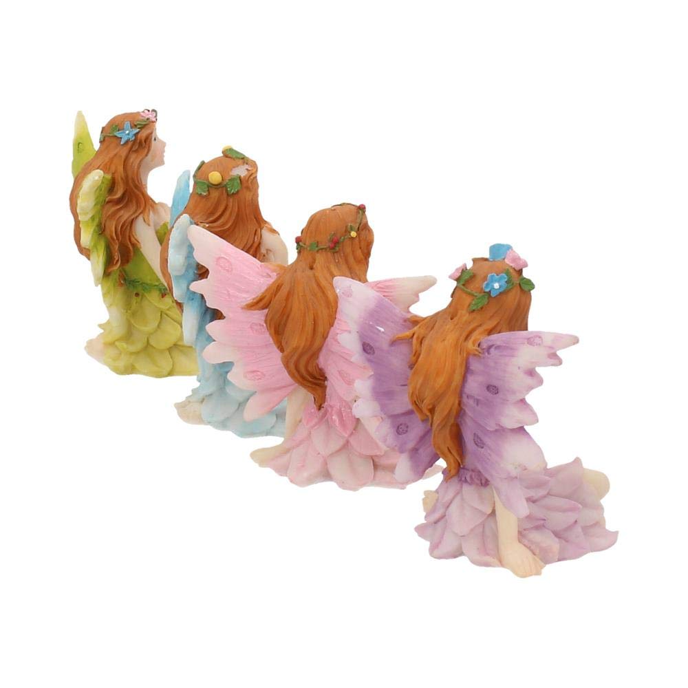 Nemesis Now Glen Whispers Set Of 4 6.5Cm, Resin, Multi-Coloured, One Size