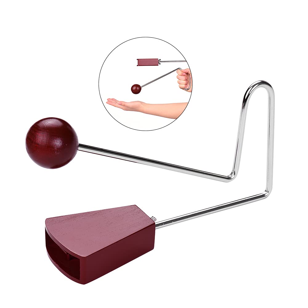 Homgee Wooden Beat Vibraslap Vibra Slap For Children Kids Educational Musical Hand Percussion Instrument Sound Effects