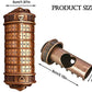 NEWUPZSI Cryptex Mini Bronze Lock Puzzle - Valentine's Day Gift for Men & Women, Red Copper, Model 0701547585363, Romantic & Cool